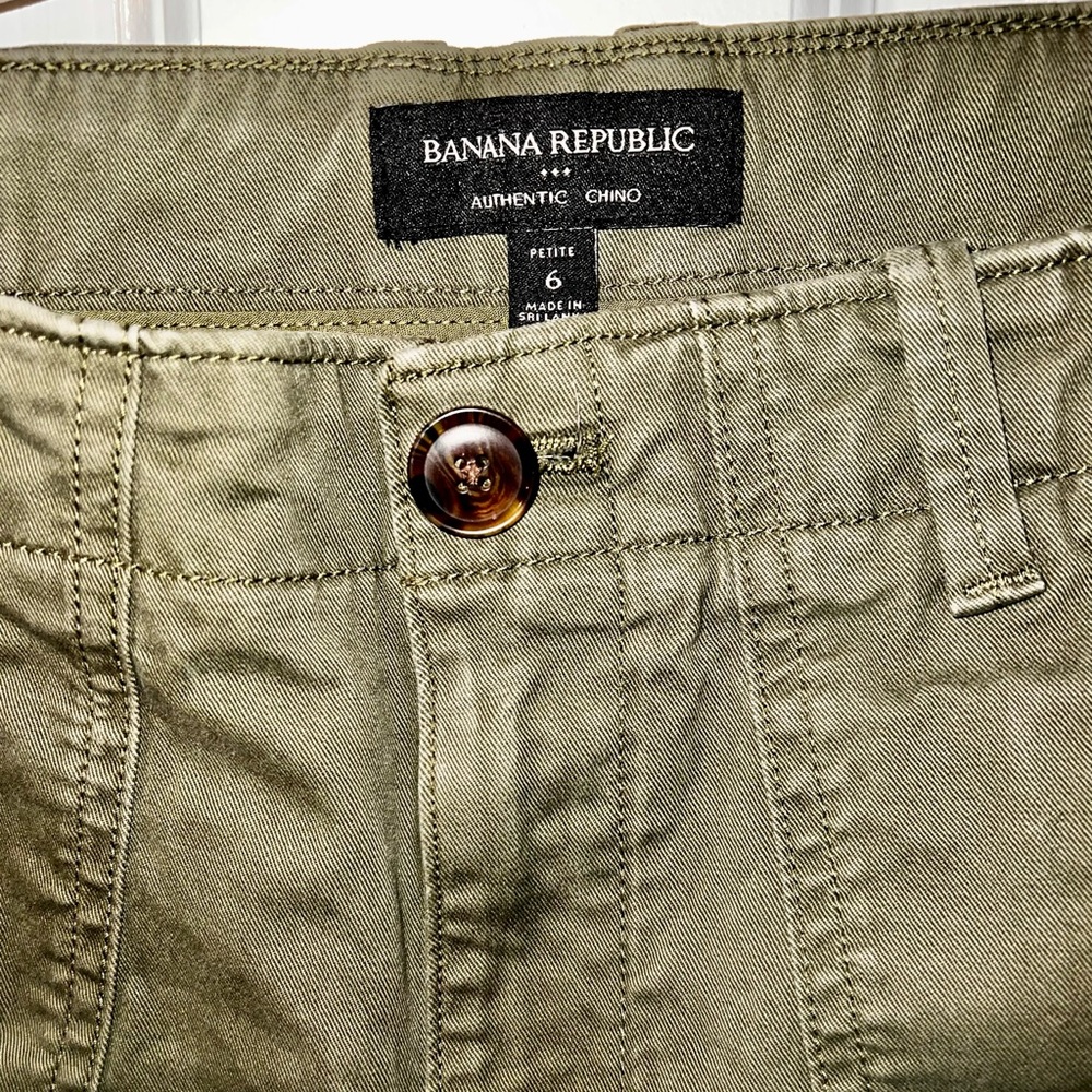 Banana Republic Olive Chino Pants